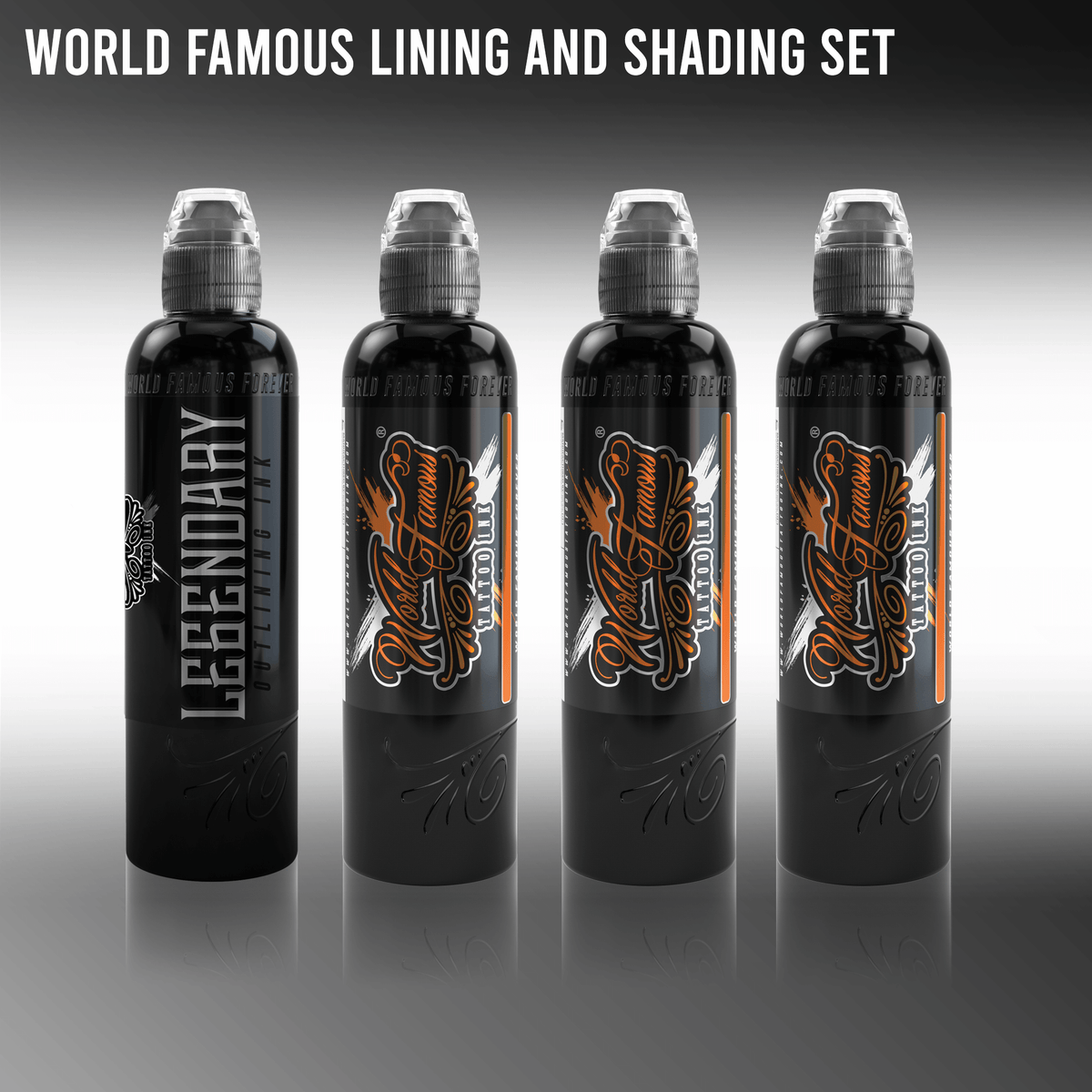 World Famous Lining And Shading Set | World Famous Tattoo Ink