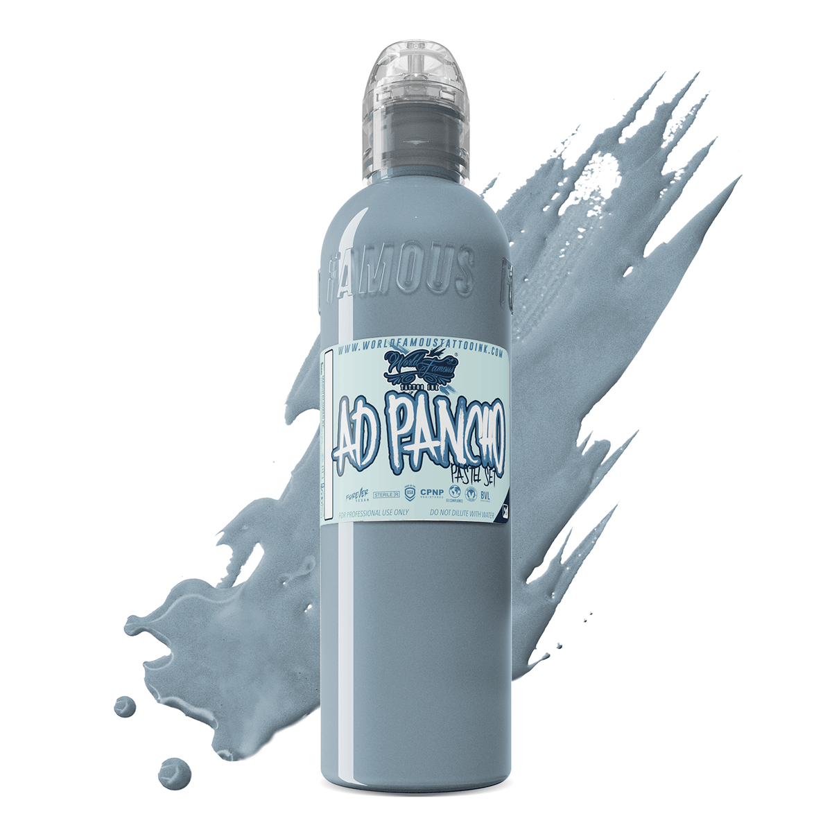 A.D. Pancho Pastel Grey 1 World Famous Tattoo Ink