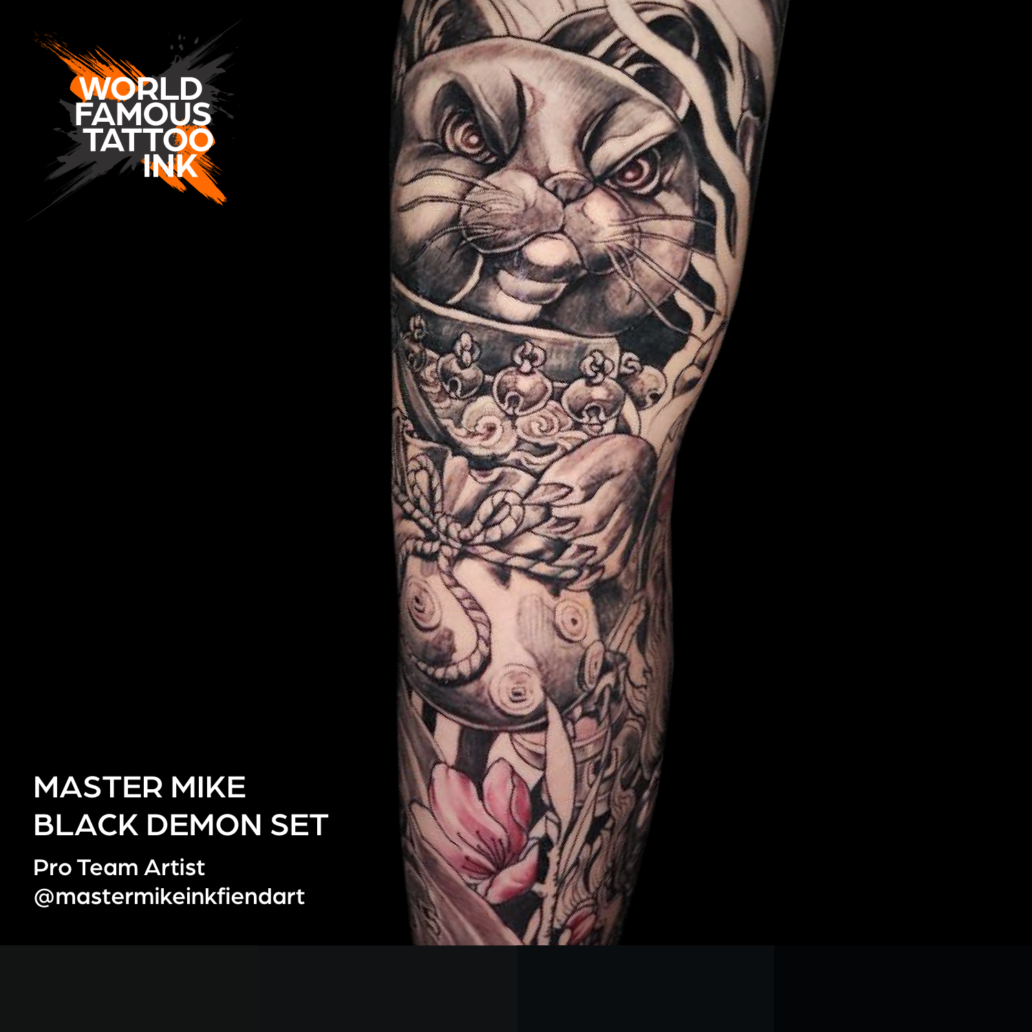 Master Mike Black Demon Set – World Famous Tattoo Ink
