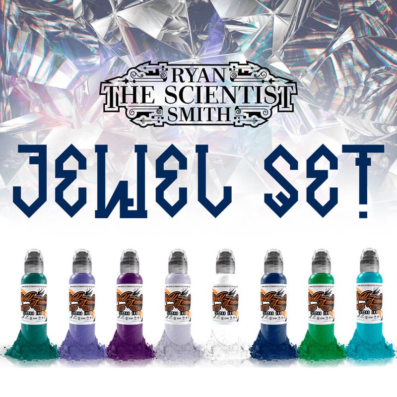 Ryan Smith Jewel Set  |  World Famous Tattoo Ink  |  1oz