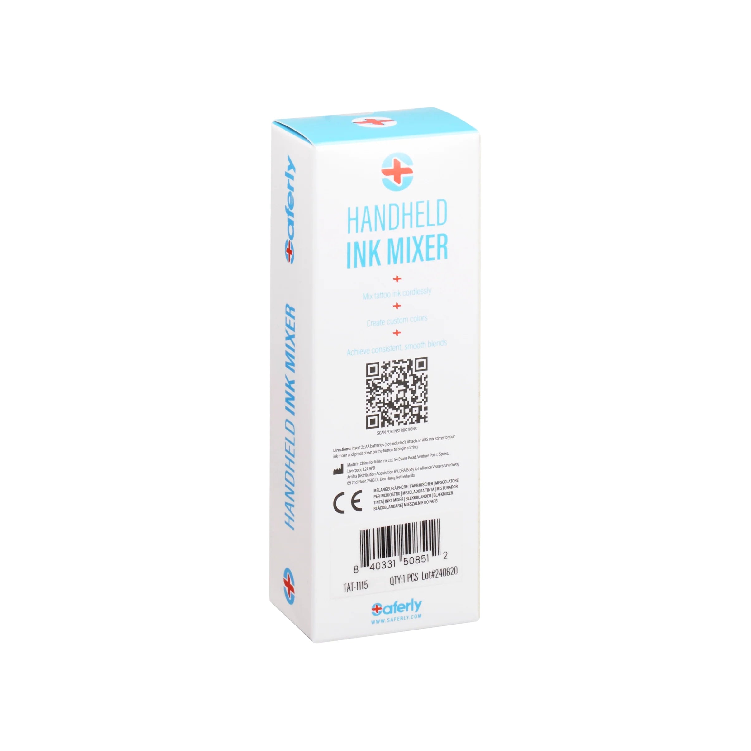 Battery Operated Ink Mixer — Pick Color - World Famous Tattoo Ink