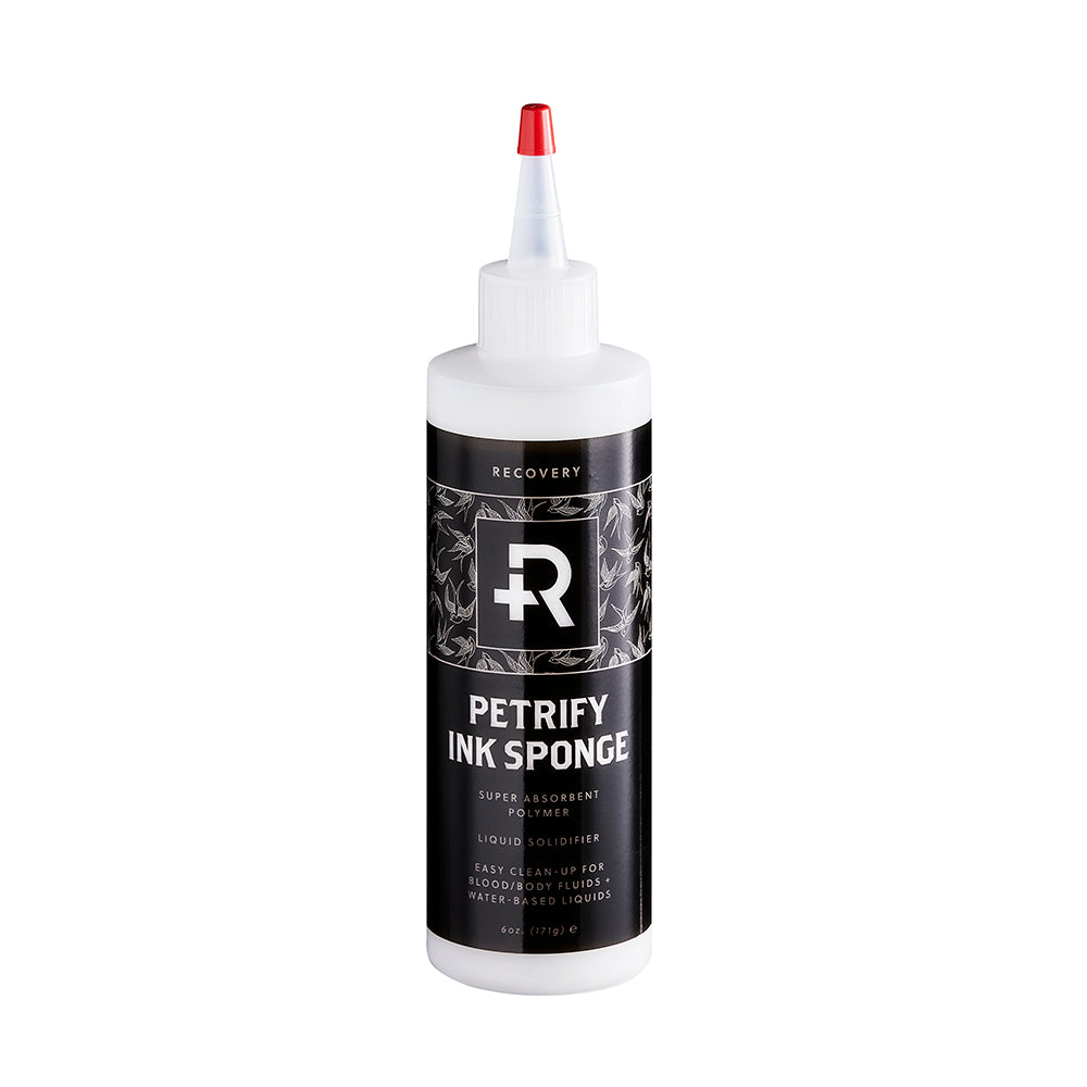 Recovery Petrify Ink Sponge — 6oz Needle Nose Bottle - World Famous Tattoo Ink