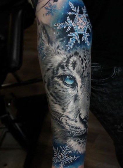 Details more than 185 leopard tattoo sleeve latest
