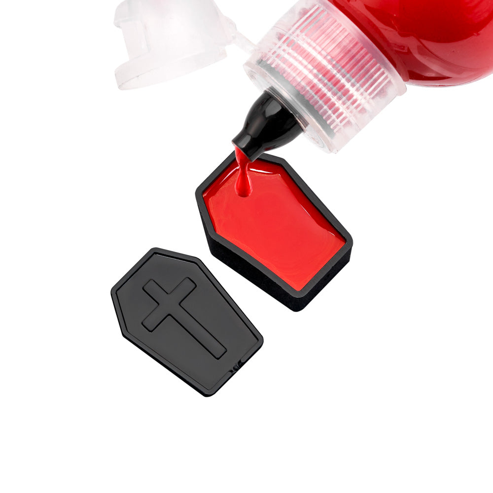 Saferly Coffin Ink Caps — #25 — Bag of 200 — Pick Color - World Famous Tattoo Ink