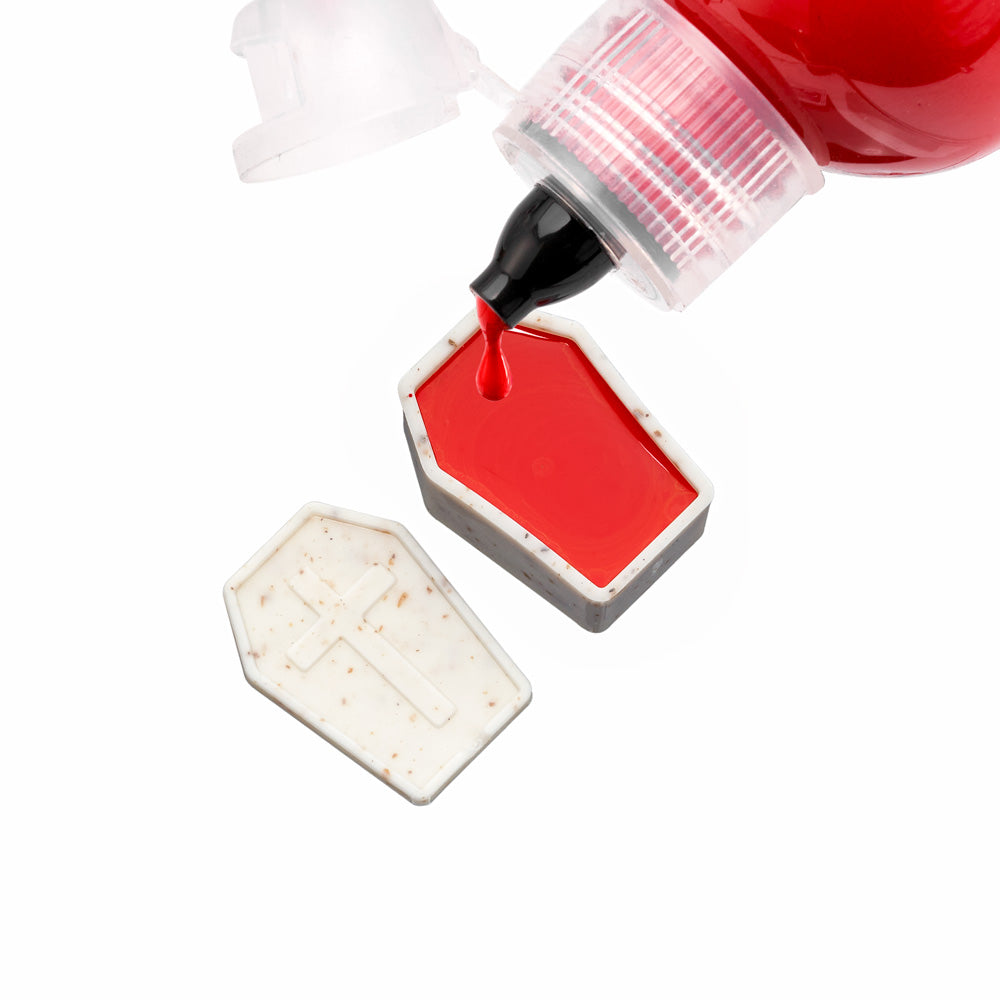 Saferly Coffin Ink Caps — #25 — Bag of 200 — Pick Color - World Famous Tattoo Ink