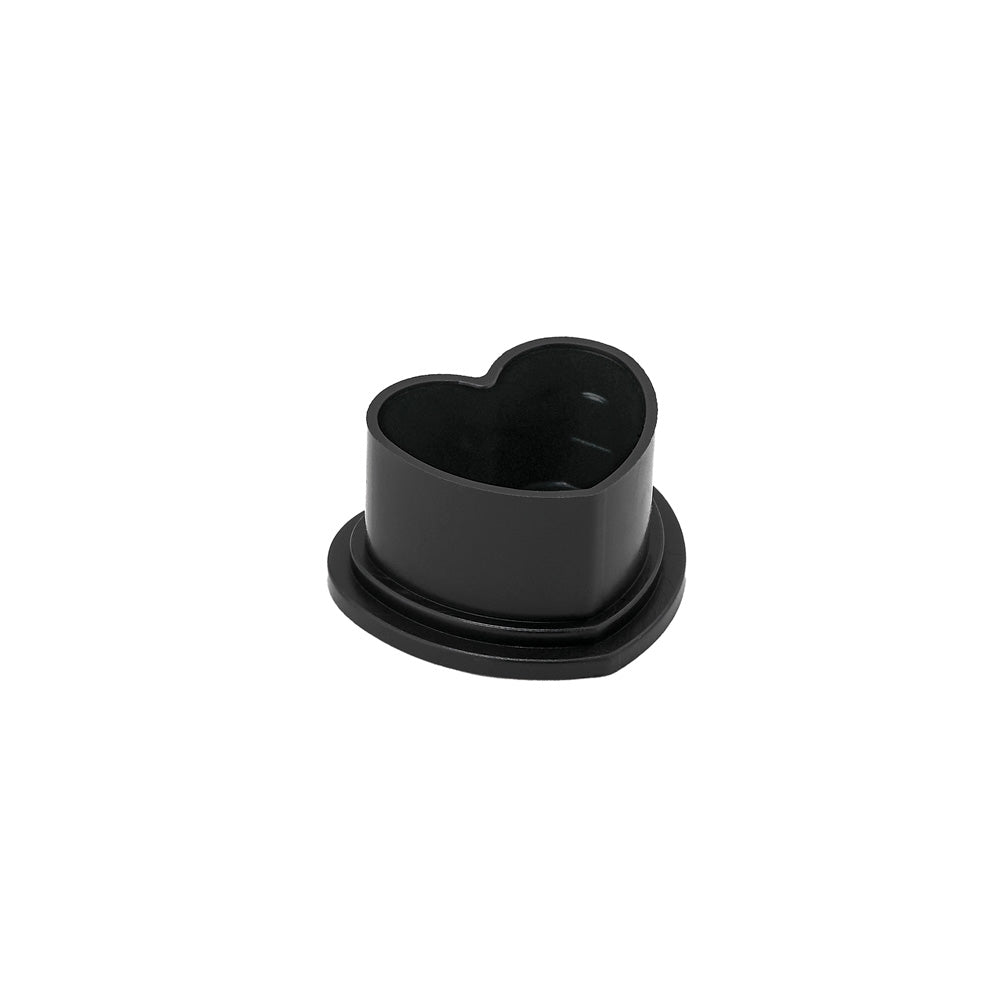 Saferly Heart Silicone Ink Caps — Pick Size and Color — Bag of 500 - World Famous Tattoo Ink