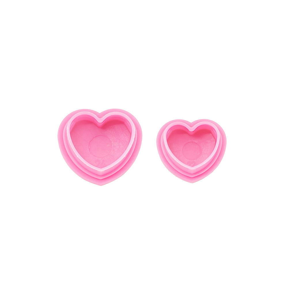 Saferly Heart Silicone Ink Caps — Pick Size and Color — Bag of 500 - World Famous Tattoo Ink