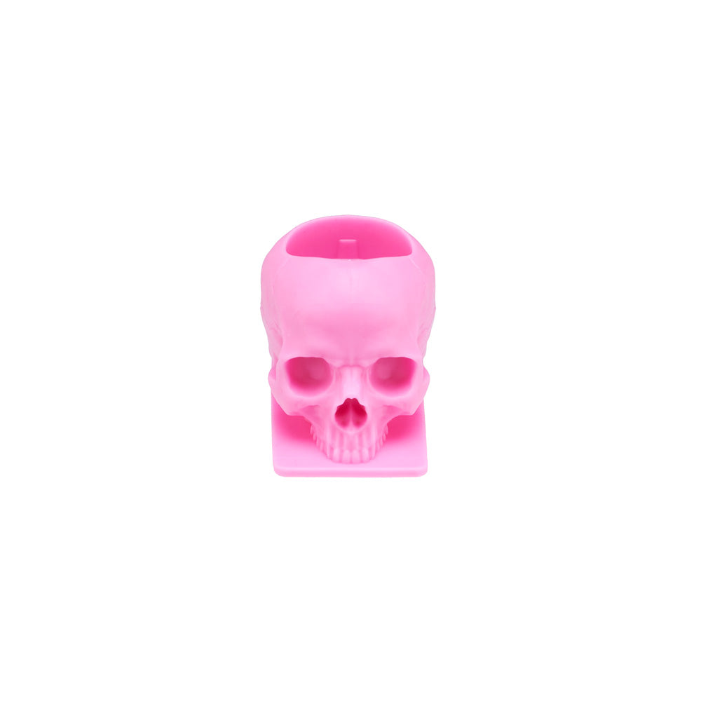 Saferly Skull Silicone Ink Caps —Size #16 (Large) — Bag of 200  — Pick Color - World Famous Tattoo Ink