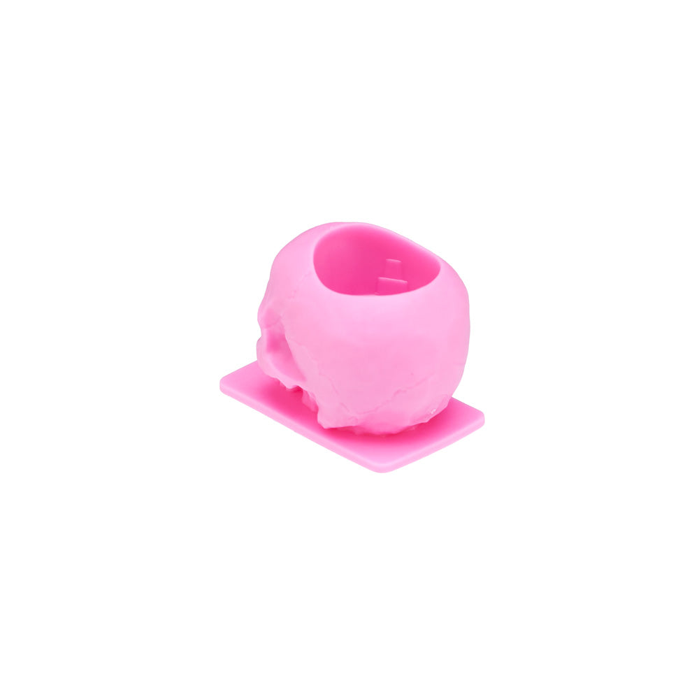 Saferly Skull Silicone Ink Caps —Size #16 (Large) — Bag of 200  — Pick Color - World Famous Tattoo Ink