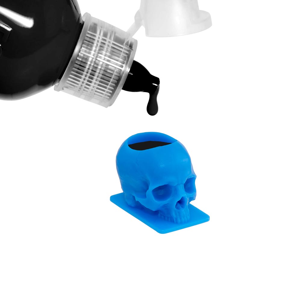 Saferly Skull Ink Caps — Size #16 (Large) — Bag of 200 - World Famous Tattoo Ink