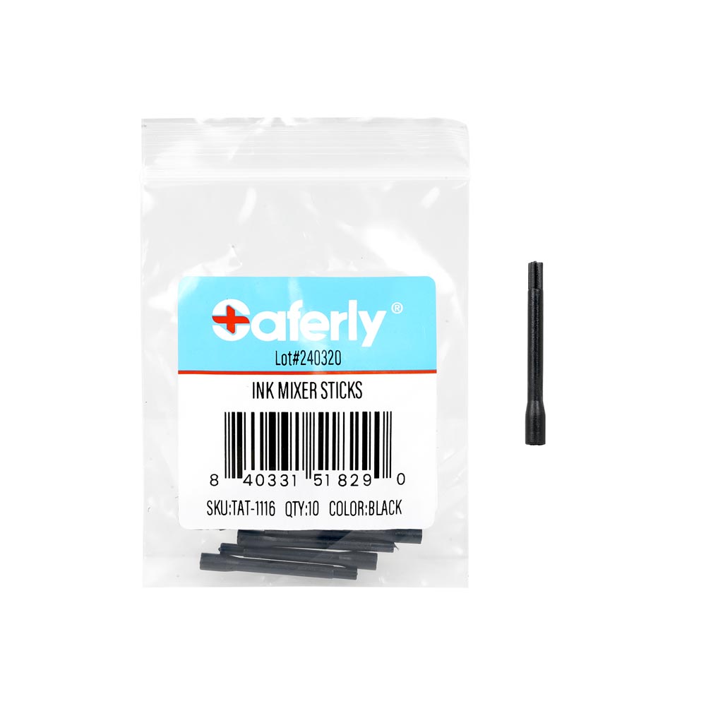 Saferly Ink Mixer Sticks — Bag of 10 - World Famous Tattoo Ink