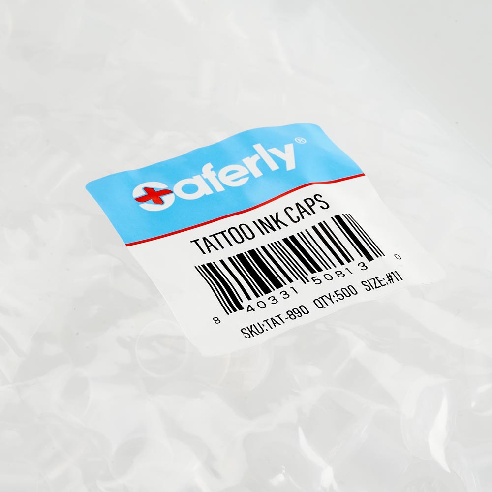 500 Saferly Ink Cups for Tattoo Ink — Pick Size - World Famous Tattoo Ink