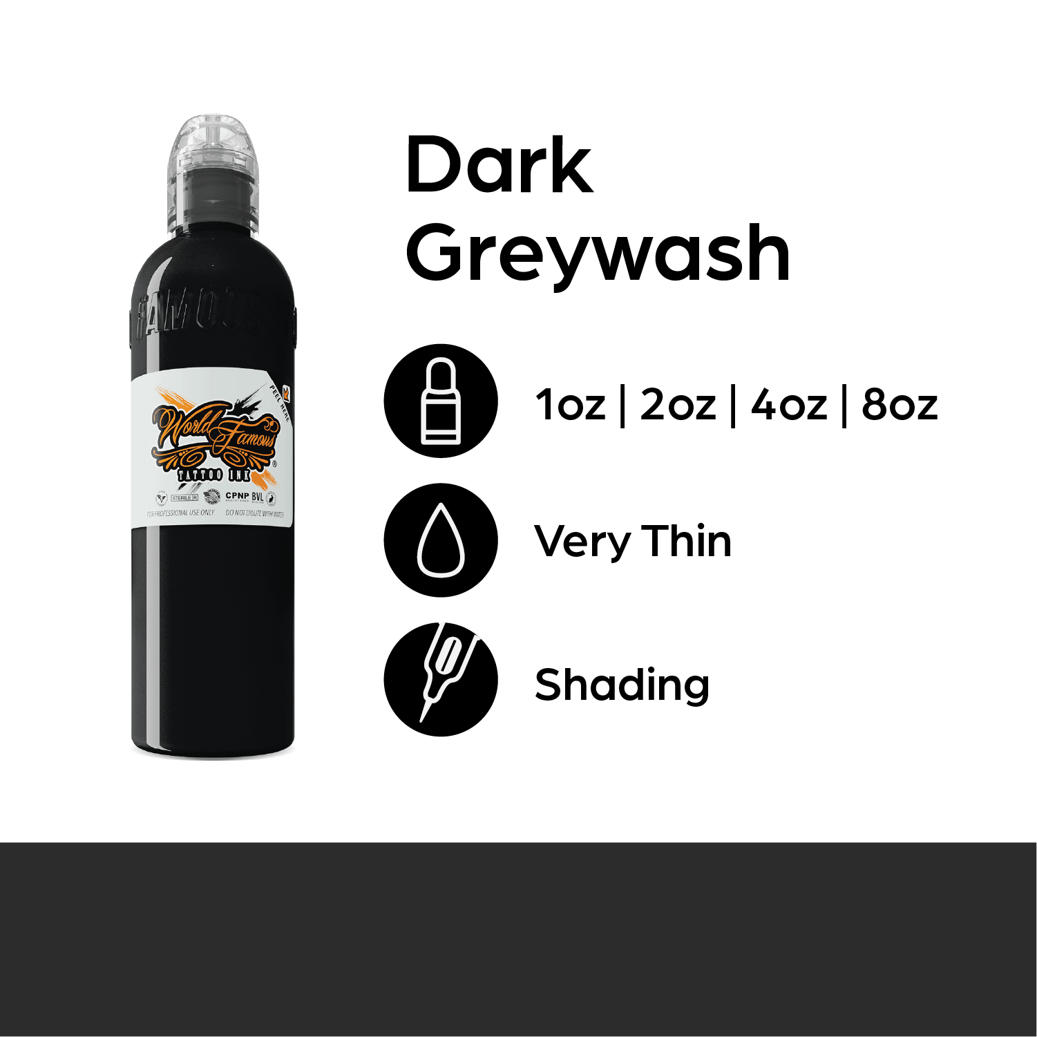 World Famous Dark Greywash