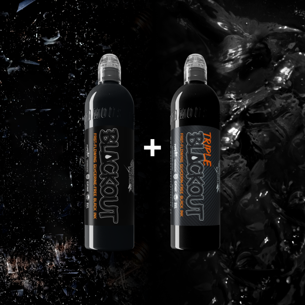 World Famous Blackout Bundle - 8oz – World Famous Tattoo Ink