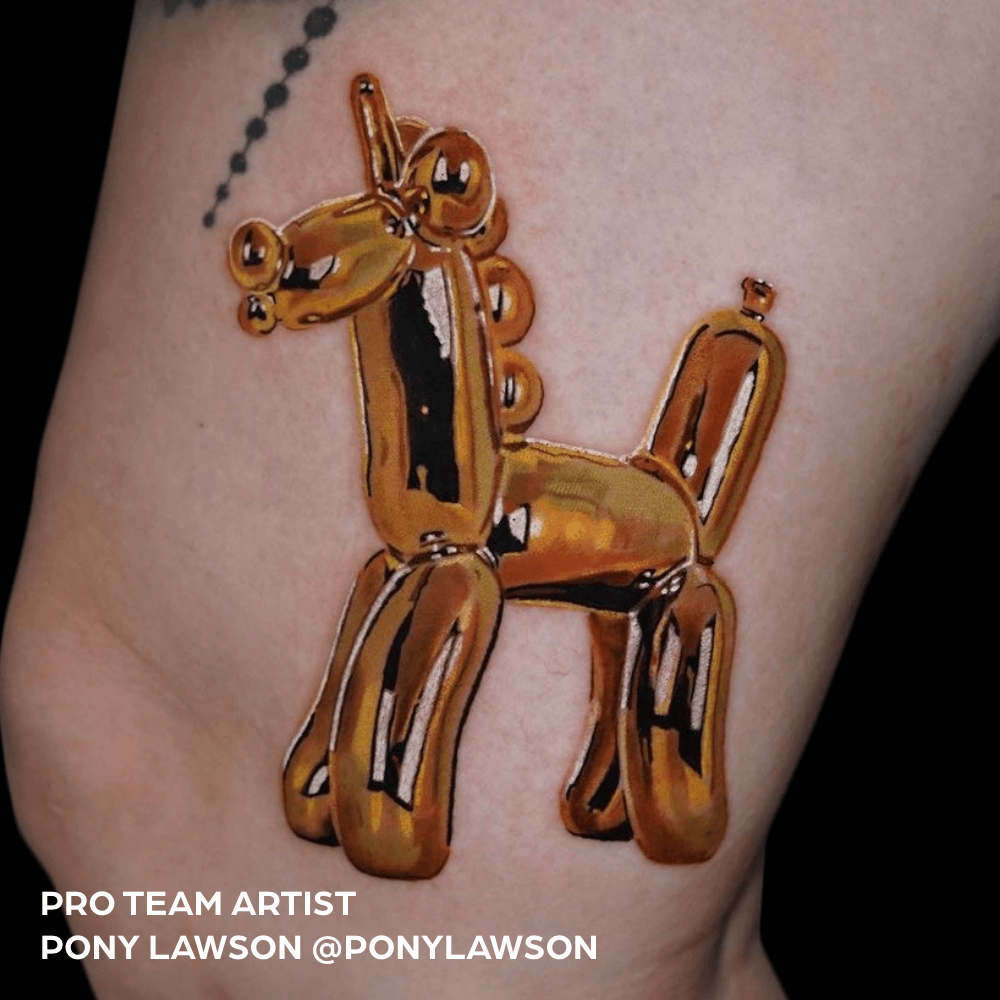 Dubai Gold Tattoo Ink Pony Lawson