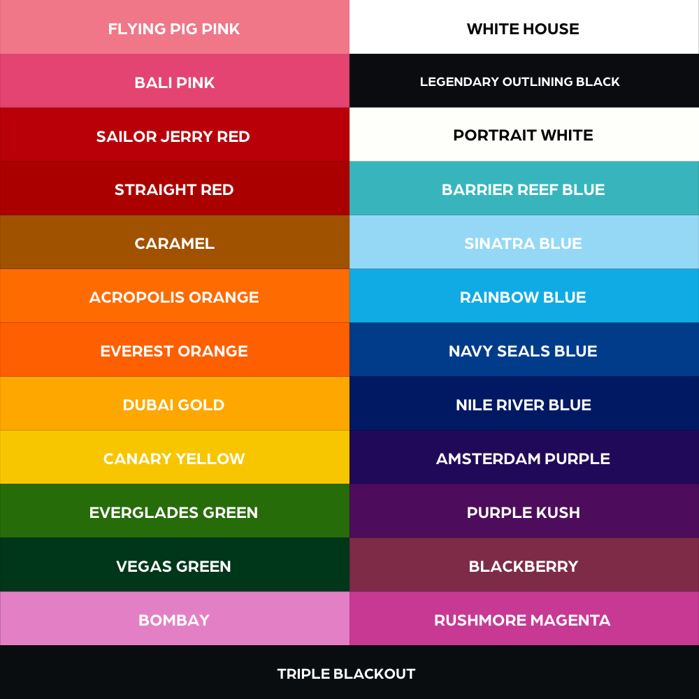 World Famous 25 Color 1oz Bottle Set | World Famous Tattoo Ink