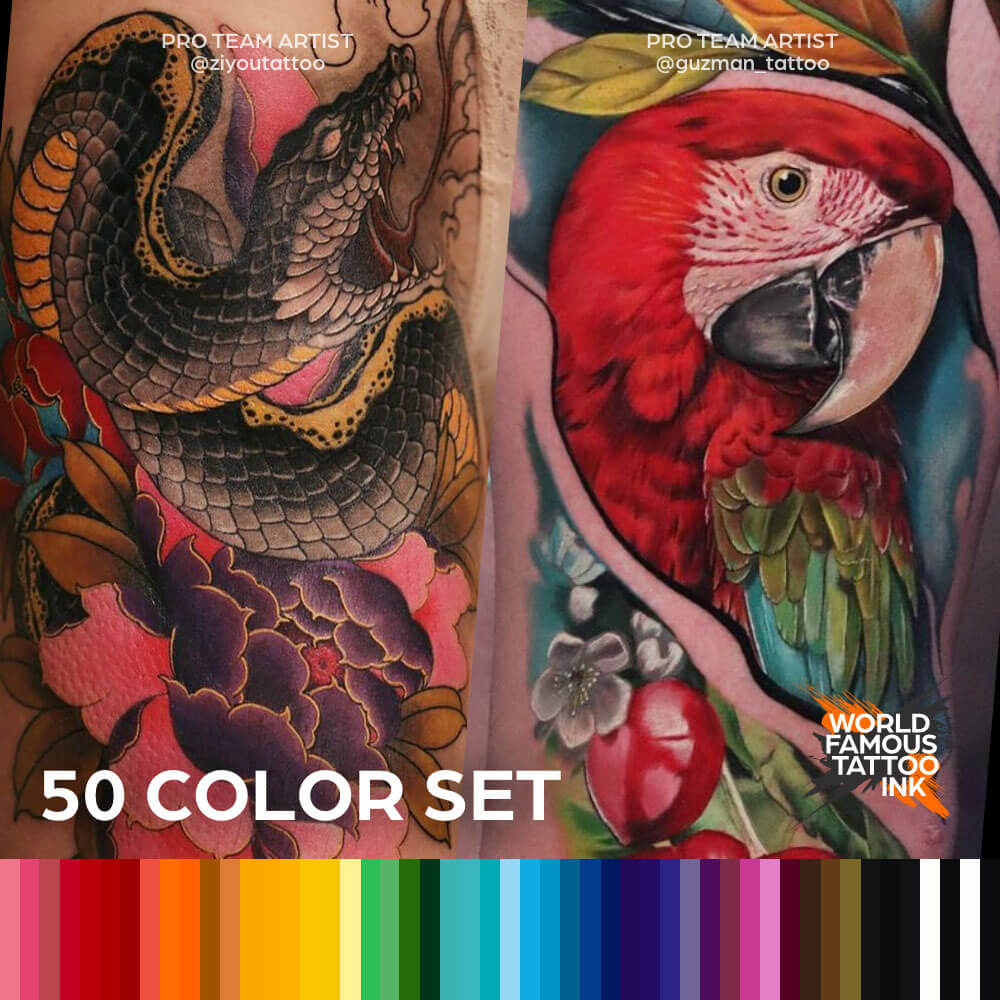 WORLD FAMOUS TATTOO INK color set SIXTEEN: #1