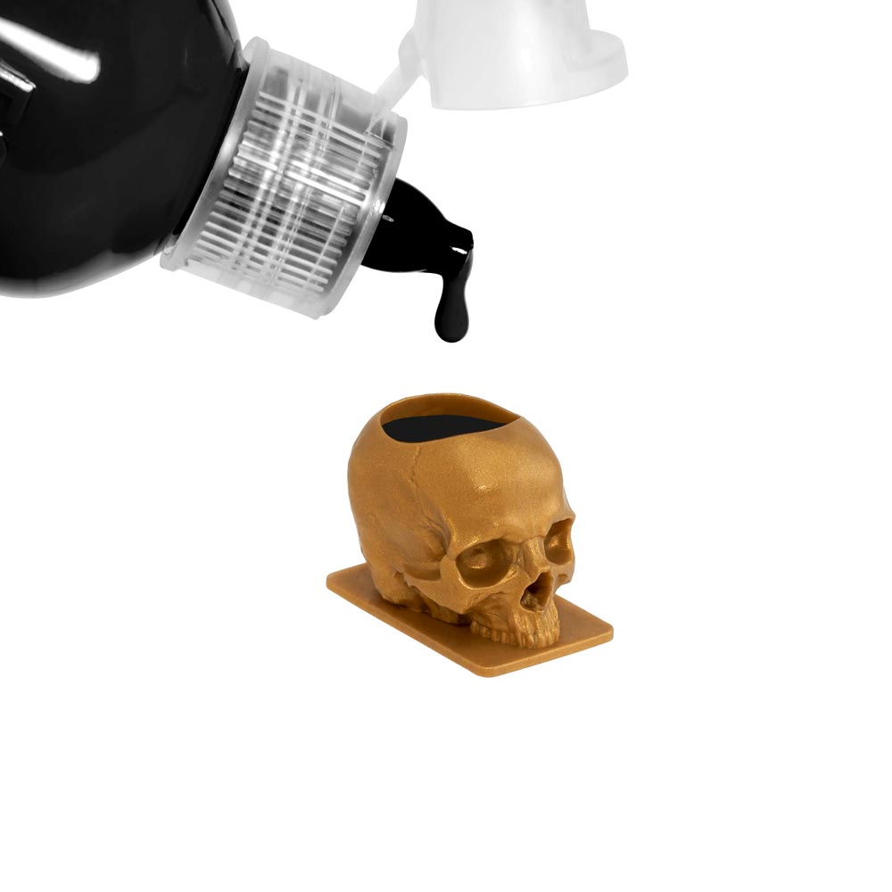 Saferly Skull Ink Caps — Size #16 (Large) — Bag of 200 - World Famous Tattoo Ink