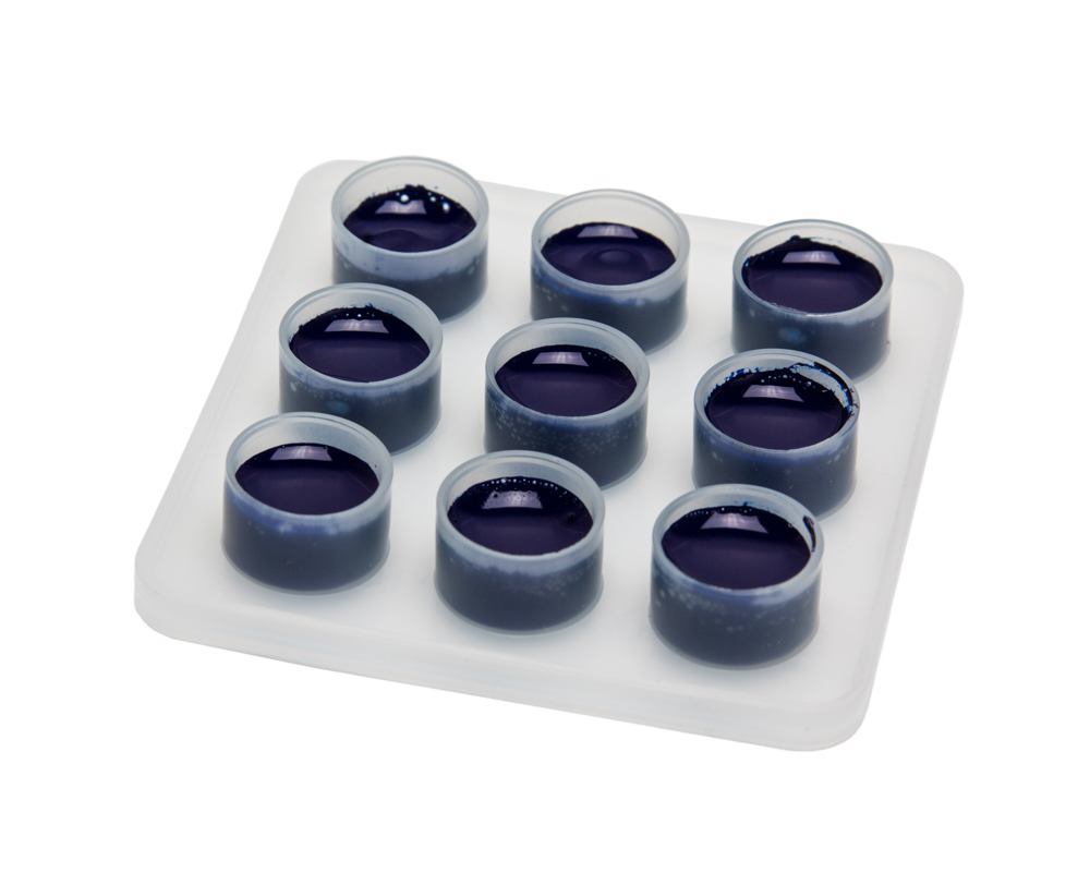 Sterile Single Packs of #16 Precision Ink Cup 3 x 3 Sheets - One Box of 25 Sheets - World Famous Tattoo Ink