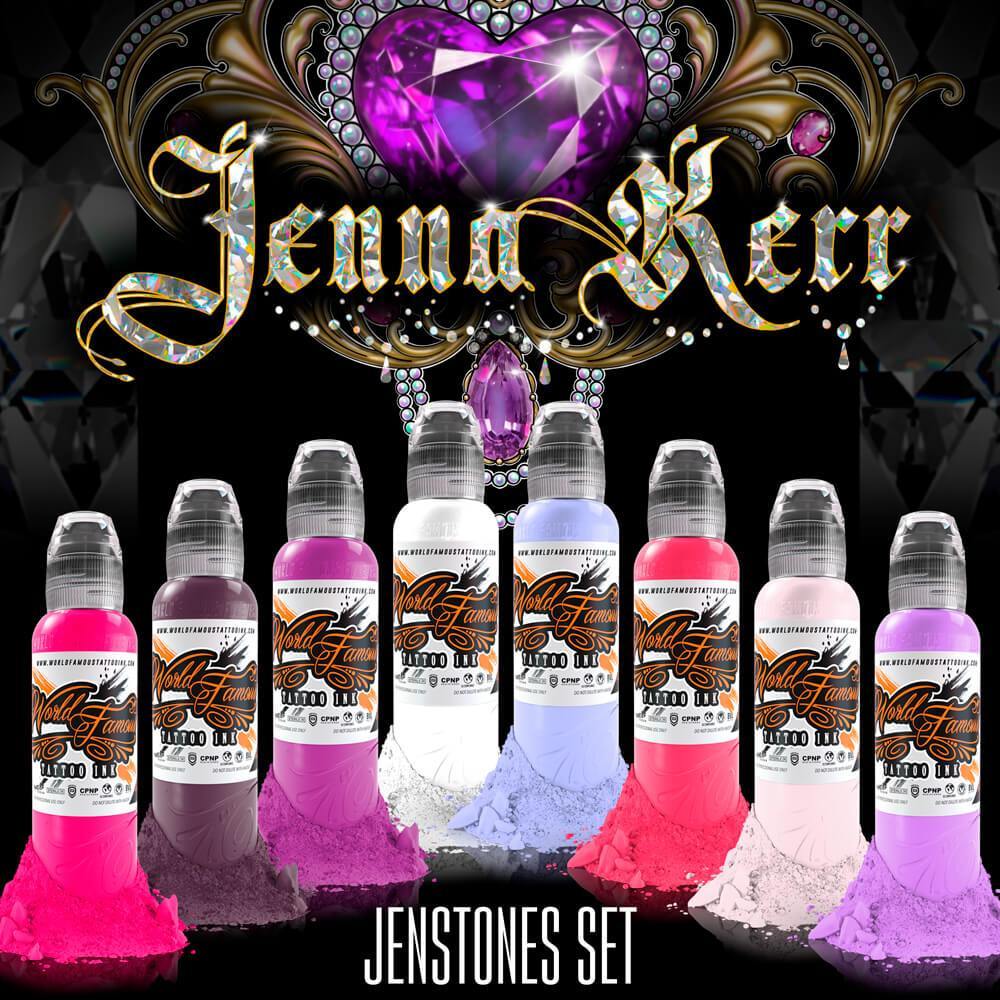 Jenna Kerr's Jenstones Color Set | World Famous Tattoo Ink
