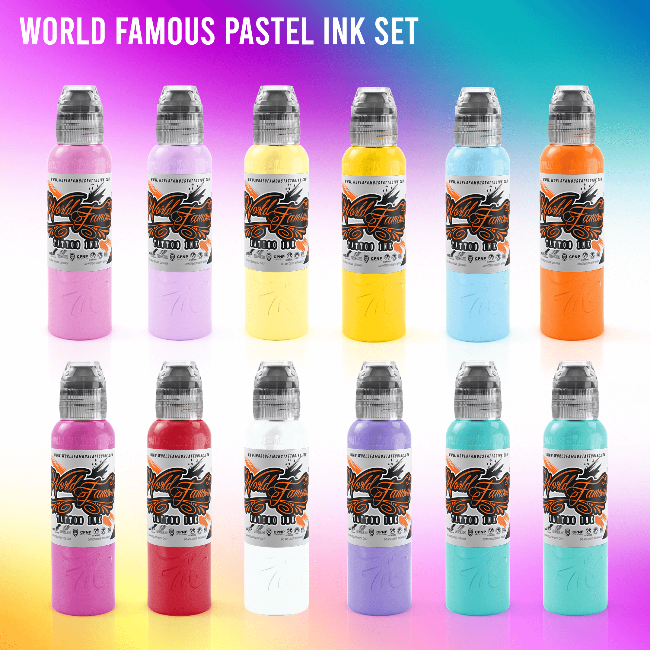 World Famous Primary Color Ink Set #2