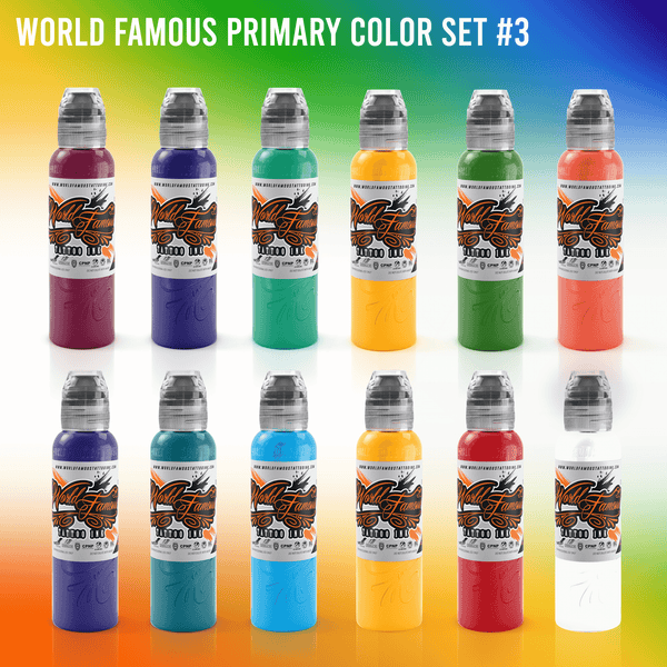 World Famous Primary Color Ink Set #3