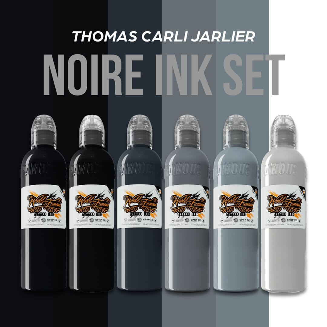 Thomas Carli Jarlier Noire Ink Set | World Famous Tattoo Ink
