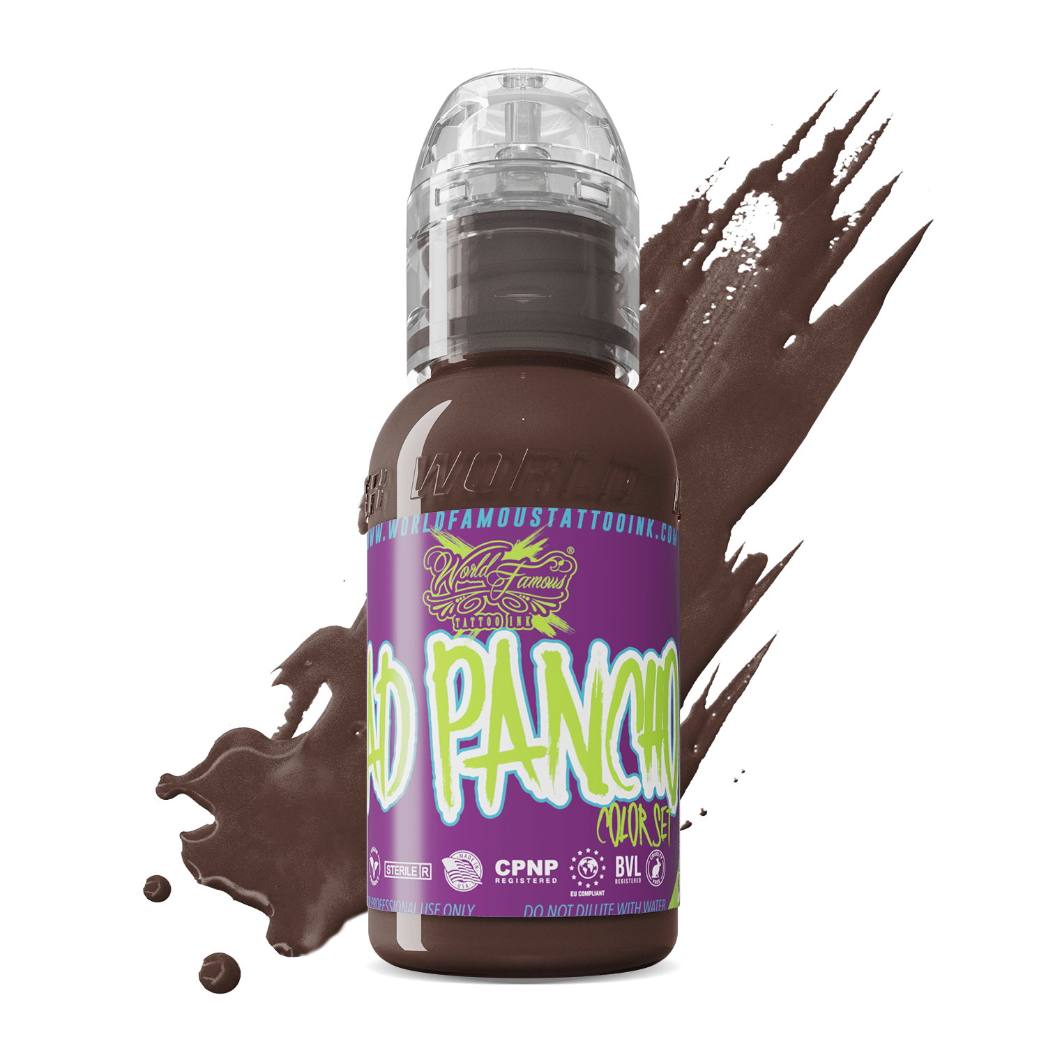 A.D. Pancho Proteam Color - Brown | World Famous Tattoo Ink