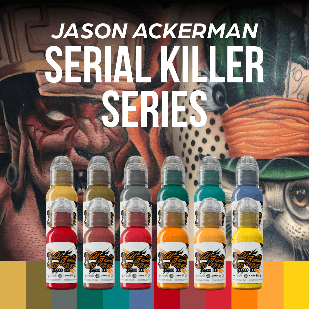 Jason Ackerman Serial Killer Series - World Famous Tattoo Ink