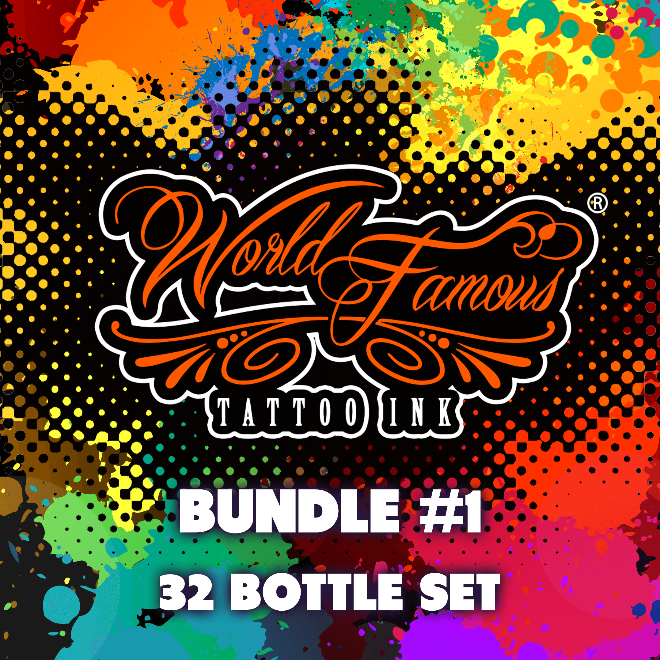 World Famous 32 bottle Color Set - 1oz
